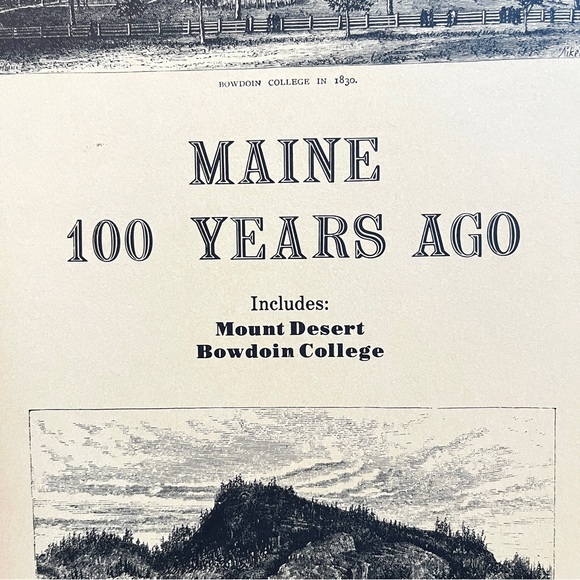 Maine 100 Years Ago. 40 pages. From the Sun Historical Series. New. - Picture 2 of 9
